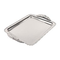 Magideal - Bandeja Para Almacenar Alimentos, Bandeja Para Servir, Resistente A Los Arañazos, Versátil, Plato De Postre, Plato Rectangular Para Bufé, Bodas, Hogar Medio