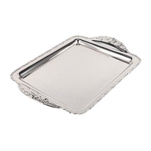 Magideal - Bandeja Para Almacenar Alimentos, Bandeja Para Servir, Resistente A Los Arañazos, Versátil, Plato De Postre, Plato Rectangular Para Bufé, Bodas, Hogar Medio