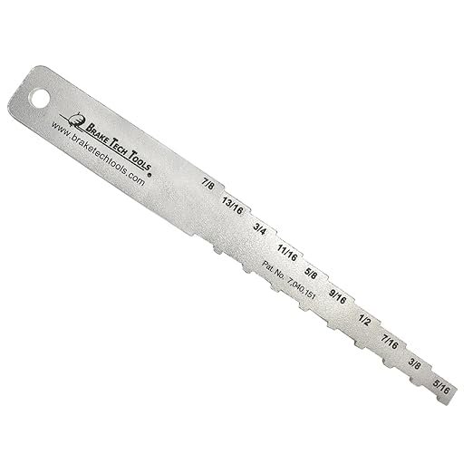 Calibrador de Frenos Brake Tech Tools BT-1032T16 Acero Inoxidable
