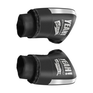 Magideal - Guantes Para Manillar De Motocicleta, Cubierta Suave A Prueba De Viento Para Mango, Orejeras Para Atv Para Clima Frío, Motocicleta, Scooter, Moto De Sí Impreso