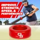 thumbnail image 2 of GoSports Peso para bate de béisbol y sóftbol - Donut de 16 oz (454 g) - Rojo, 2 of 6