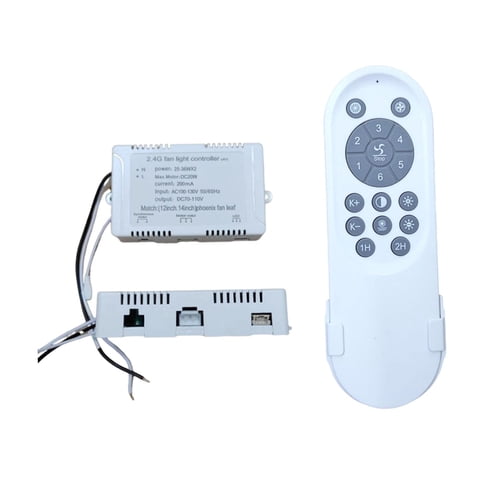 Magideal - Control Remoto Para Ventiladores De Techo. Compatibilidad De Accesorios. Fácil Instalación. Controlador Para Dlg-Fsd28, Dlg-Fsd23 Y Dlg-Fsd22.