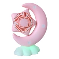 Genérico - Mini Ventilador Escritorio Usb Luz Nocturna Niños Niñas Lau