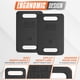 thumbnail image 3 of Placa de pesas Rucking Yes4All de hierro fundido de 30 kg para mochila, 3 of 6