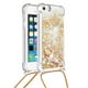 thumbnail image 1 of Funda FOXDOCK para iPhone SE con Cuerda Ajustable, Brillo Líquido, Protección Antigolpes y Lente – Ideal para Regalo, 1 of 6
