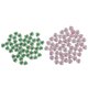 thumbnail image 4 of 100 Piezas 12 Mm Corazón Resina Diamantes De Imitación Botones Planos Doble Taladro, 4 of 4