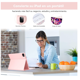 thumbnail image 4 of Funda Con Teclado Español Para iPad Air 11 M3 2025 GoldRose, 4 of 5