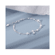 thumbnail image 5 of Pulsera Plateada Estrella Doble Cadena, 5 of 7