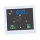 thumbnail image 1 of Reloj de pared para ducha, con termómetro higrómetro, reloj de digital para baño para interiores , Blanco, 1 of 5