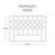thumbnail image 3 of Respaldo De Cama Riger 2 Pl Tela Color Gris, 3 of 3