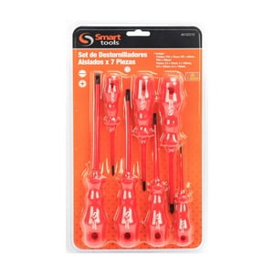 Juego De Destornilladores Aislados Smart Tools - 7 Piezas