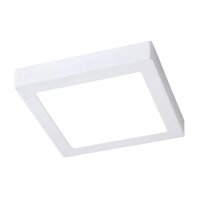 Click Ventas - Lampara Led Plafon Sobreponer Cuadrado Blanco 18W