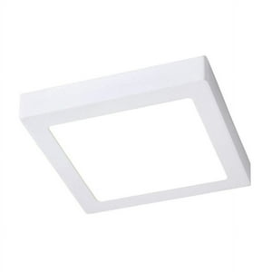 Click Ventas - Lampara Led Plafon Sobreponer Cuadrado Blanco 18W