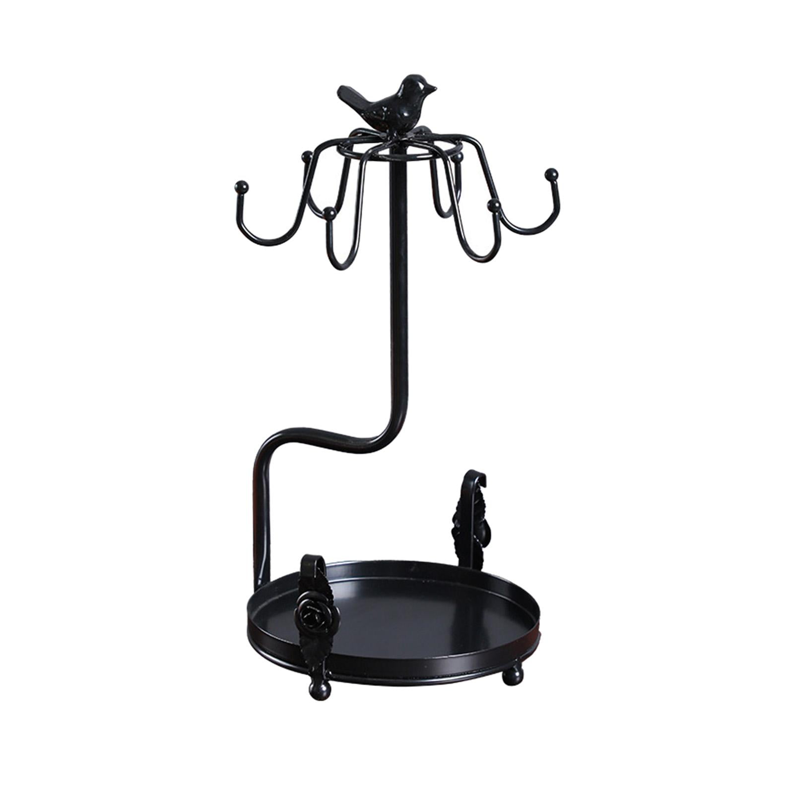 Bothyi - Soporte Para Tazas De Café, Estante Para Secar Tazas, Soporte Para Tazas De Té, Soporte Multiusos Para Tazas, Color Negro