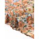 thumbnail image 5 of Blusa Floral de Mujer INSPIRE CHIC Cuello Cuadrado en Forma de Corazón Manga Abullonada Espalda Fruncida Top Casual Naranja Marrón L, 5 of 6