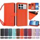 thumbnail image 4 of Funda Cartera Trébol para Xiaomi Poco F8 Pro con Ranuras Tarjetas y Carga Inalámbrica Naranja, 4 of 6