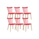 thumbnail image 1 of Pack 6 Sillas Windsor de Comedor - Rojo, 1 of 3