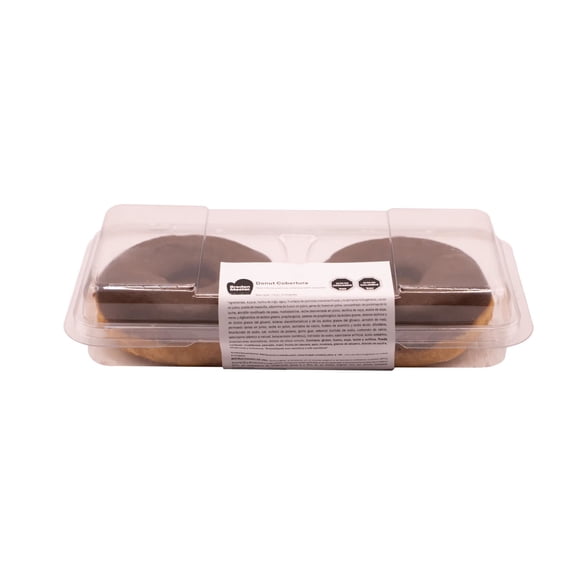 Donut Cobertura Chocolate 2 Un, 120 g