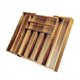 thumbnail image 1 of CADDY KITEISCAT organizador expandible de cubiertos de madera de acacia con 8 compartimentos, 1 of 7