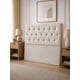 thumbnail image 2 of Respaldo Moderno Cama 1.5 Plaza Capitone Lino Color Beige, 2 of 3