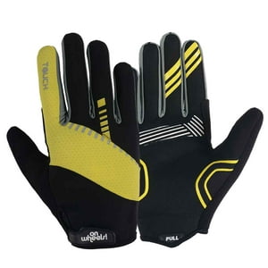 Onwheels - Guante Largo Touch Amarillo/Negro Talla S