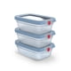 thumbnail image 1 of Contenedor hermetico de alimentos ONECLICK SET Azul 3 Piezas 0.5L Tefal, 1 of 5