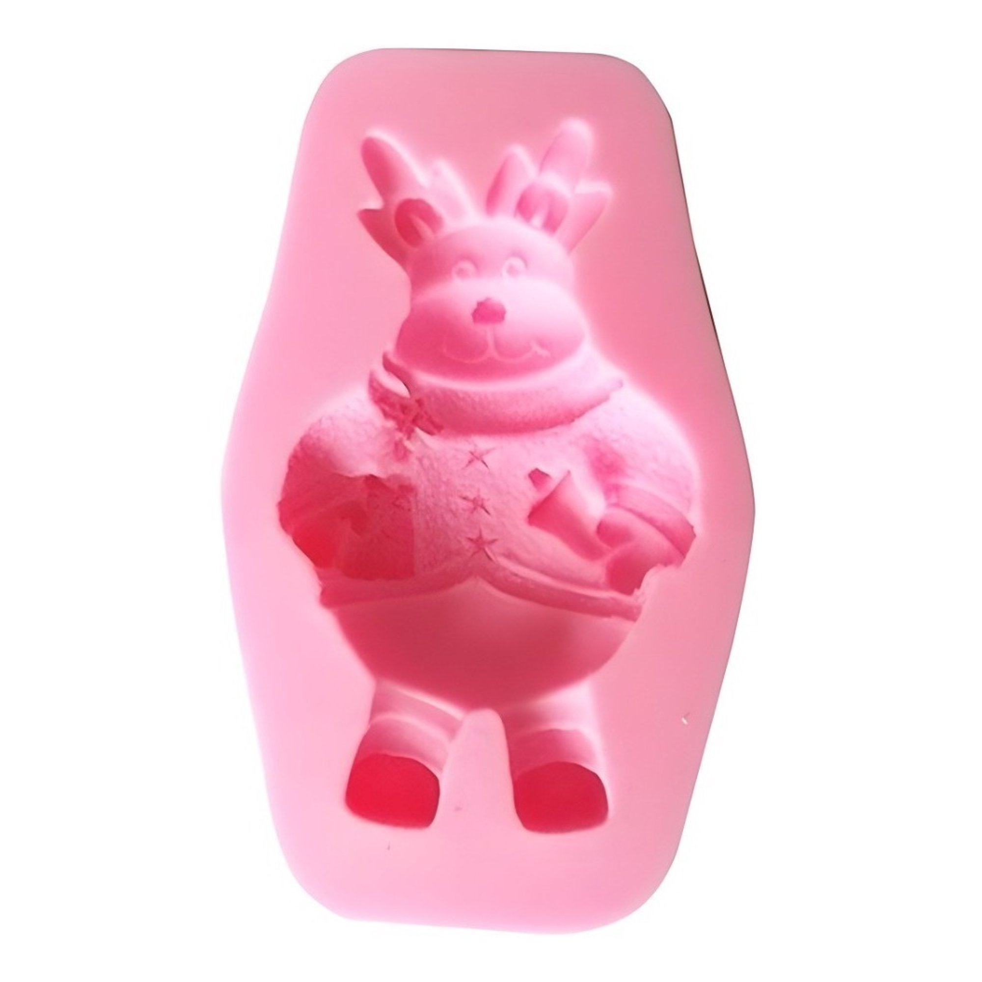 Genérico - Molde De Silicona Reno Molde Fondant Reno Molde Navidad