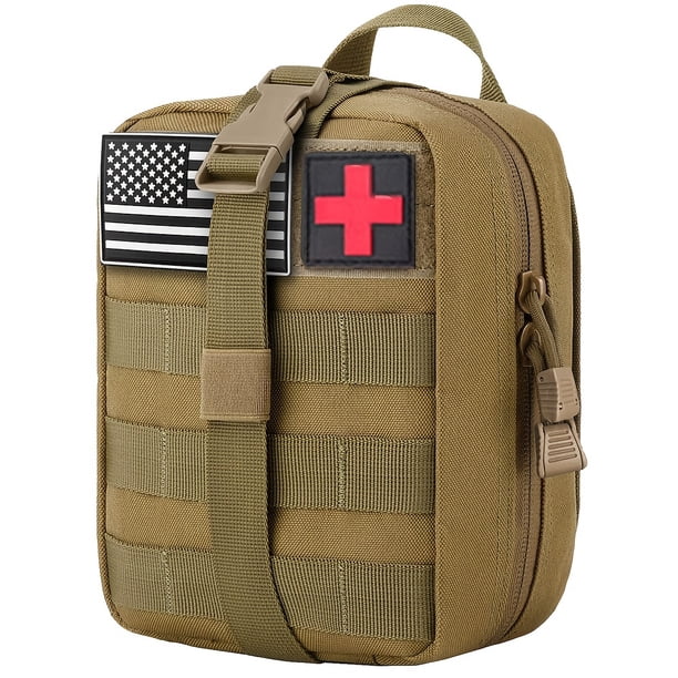1pc Tactical Rip-Away First-Aid Pouch: The Perfect Emergency Medical Bag For Your Molle IFAK!