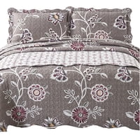 Mallorca - Quilt Con Piecera Reversible Barcelona 1,5 Plazas