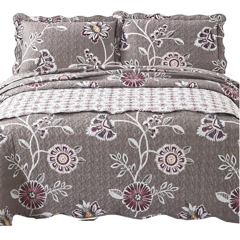 Mallorca - Quilt Con Piecera Reversible Barcelona 1,5 Plazas