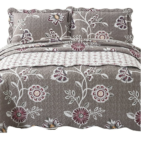 Quilt Con Piecera Reversible Barcelona 1,5 Plazas