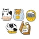 thumbnail image 2 of 5 Broches De Esmalte De Gato De Dibujos Animados, Alfileres De Joyería, Insignia Para Decoración De Camisa De Bolso, 2 of 5