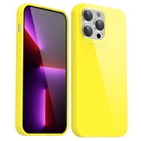 Funda De Silicona Svanove Para Iphone 13 Pro De 6.1 Pulgadas, Color Amarillo