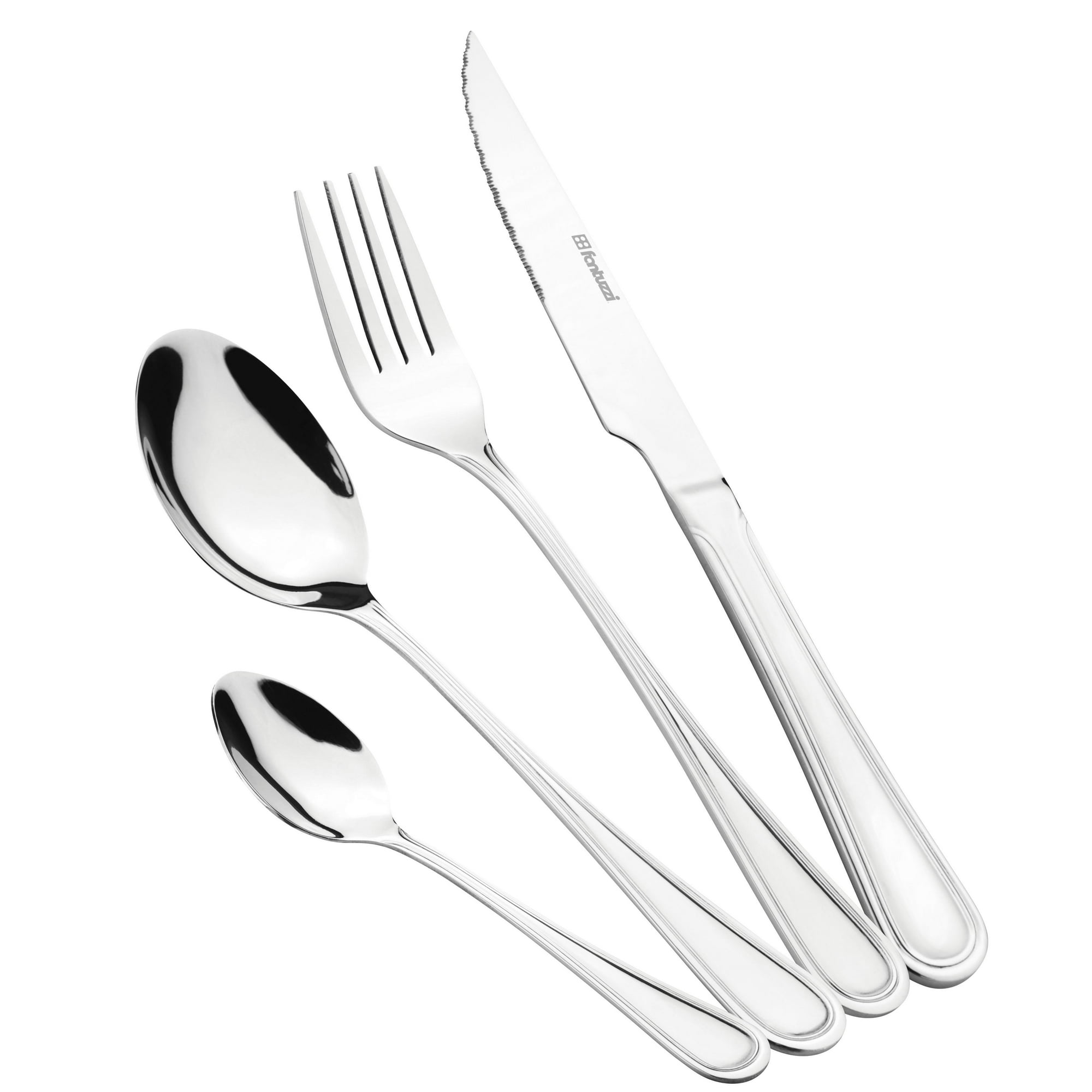 Fantuzzi - Juego De Cuchillería Acero Inoxidable Parma 24 Piezas