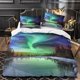 thumbnail image 3 of Northern Lights Bedding Sets Duvet Cover Aurora Borealis Bed Set Collction, 3 of 3