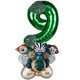 thumbnail image 3 of Jungle Animal Number Globos Jungle Themed Tiger Zebra Monkey Para Suministros 9 A?os De Edad, 3 of 5