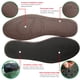 thumbnail image 2 of Plantillas de cuero Bellcon 2 pares negro/marrón para hombre talla 8.5 EE. UU., 2 of 9