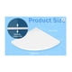 thumbnail image 3 of Repisa Esquinero Estante Flotante 4 Niveles Blanco, 3 of 7