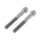 thumbnail image 1 of 2x M6 Titanio Ti Tornillo Carenado Perno Taper Cabeza Hexagonal Cónica Plata M6x40mm, 1 of 5