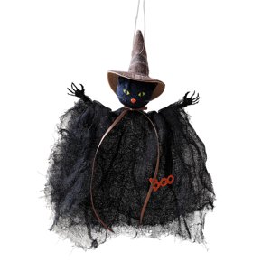 Bothyi - Decoración Colgante De Halloween, Árbol Espeluznante Colgante Para Armario De Dormitorio, Gato Negro Festivo
