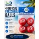 thumbnail image 3 of Pelotas de Frescobol Vero Frescobol 6 cm Rojo - Pack de 4, 3 of 3