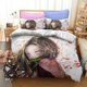 thumbnail image 1 of Demon Slayer Animation Boys Quilt Duvet Cover Set Bedspread Bedroom Decor3-Piece Bedding Set (1 Duvet Cover + 2 Pillow Shams), 1 of 3