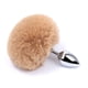 thumbnail image 1 of 1pc Fox Tail Anal Plug - Realistic Rabbit Tail Butt Plug for BDSM Role-playing Sex Games - Enhance Man and Woman Sex Toys, 1 of 3