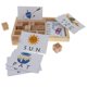 thumbnail image 1 of Juego Múltiple De Cubos De Madera Con Letras En Inglés, Tarjetas De Papel, Rompecabezas, Juguete Para Ni?os, 1 of 5
