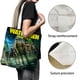 thumbnail image 3 of Watchman Bolso de tela con estampado de lienzo para mujer, bolsa de compras reutilizable y estética, con cremallera interior, regalo para mujer,40*45cm., 3 of 6