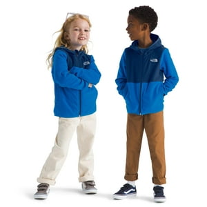 Sudadera Con Capucha The North Face Glacier Para Niños Con Cremallera Completa Hero Blue 2