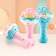 thumbnail image 3 of 1pc Random Color Baby Soft Teether Rattle, Single Head Hand Rattle For Boys Gilrs, Newborn Rattle Educational Early Education Soothing Toy, 3 of 4