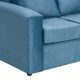 thumbnail image 5 of Living Bi-L Sofa 3 Cuerpos En L + 2 Poufs Felpa Azul Petroleo, 5 of 6