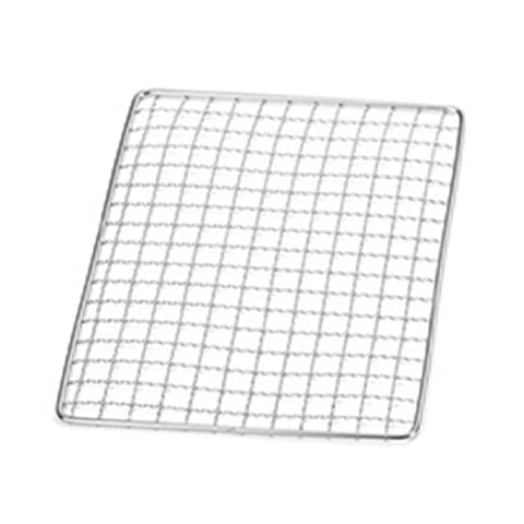 Magideal - Parrilla De Multiusos Red De Carbón De Leña De Material Acero Inoxidable Canasta De Parrilla Parrilla Parrilla De Rejilla Para Utensilios De Cocina