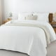 thumbnail image 1 of Cubrecama Quilt + Fundas De Almohada Cobertores Acolchado Blanco 1.5 Plazas, 1 of 10